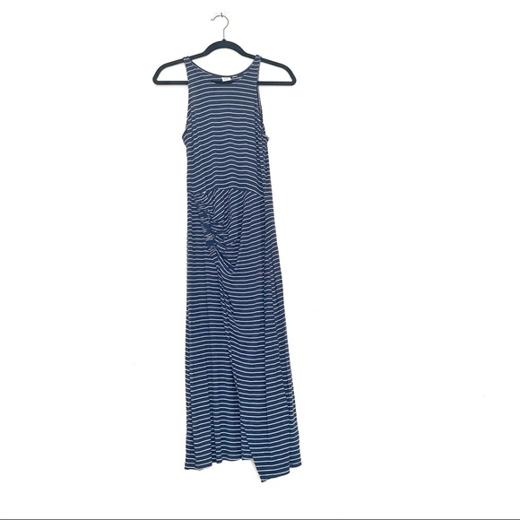 Gap Blue + White Striped Tank Maxi Dress - Picture 1 of 7